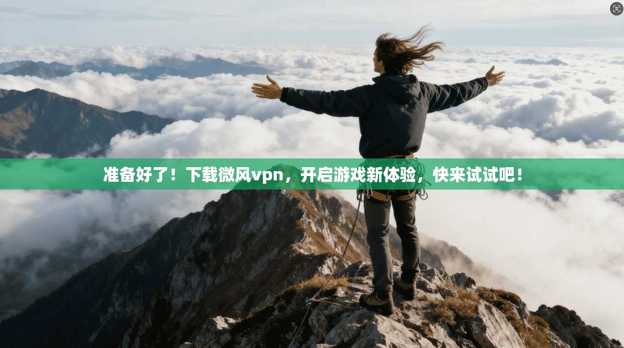 准备好了！下载微风vpn，开启游戏新体验，快来试试吧！