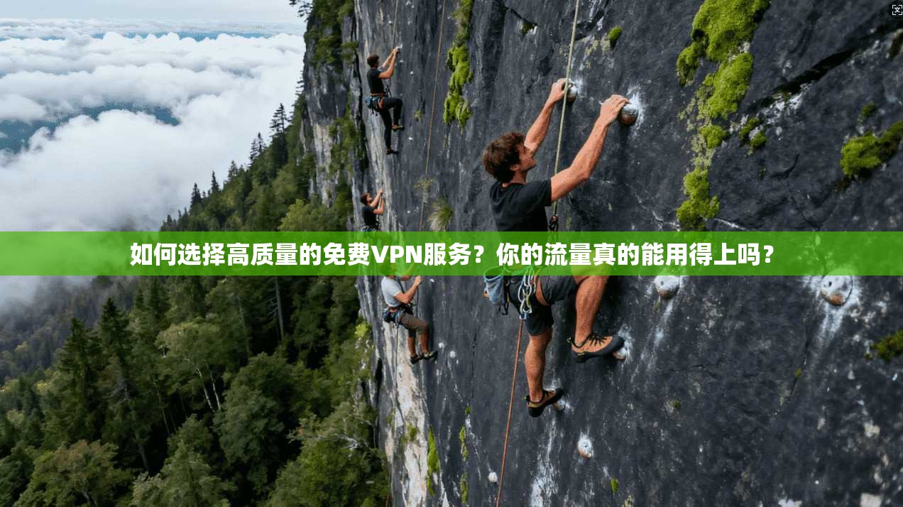 如何选择高质量的免费VPN服务？你的流量真的能用得上吗？