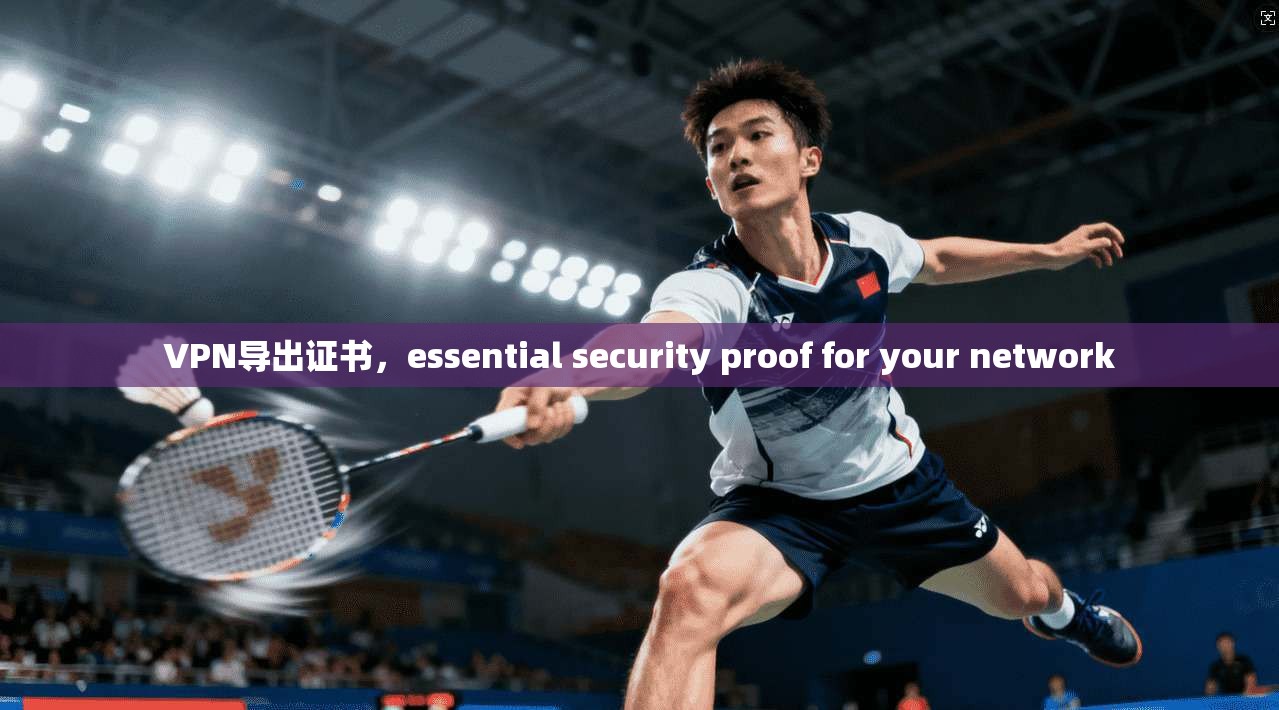 VPN导出证书，essential security proof for your network