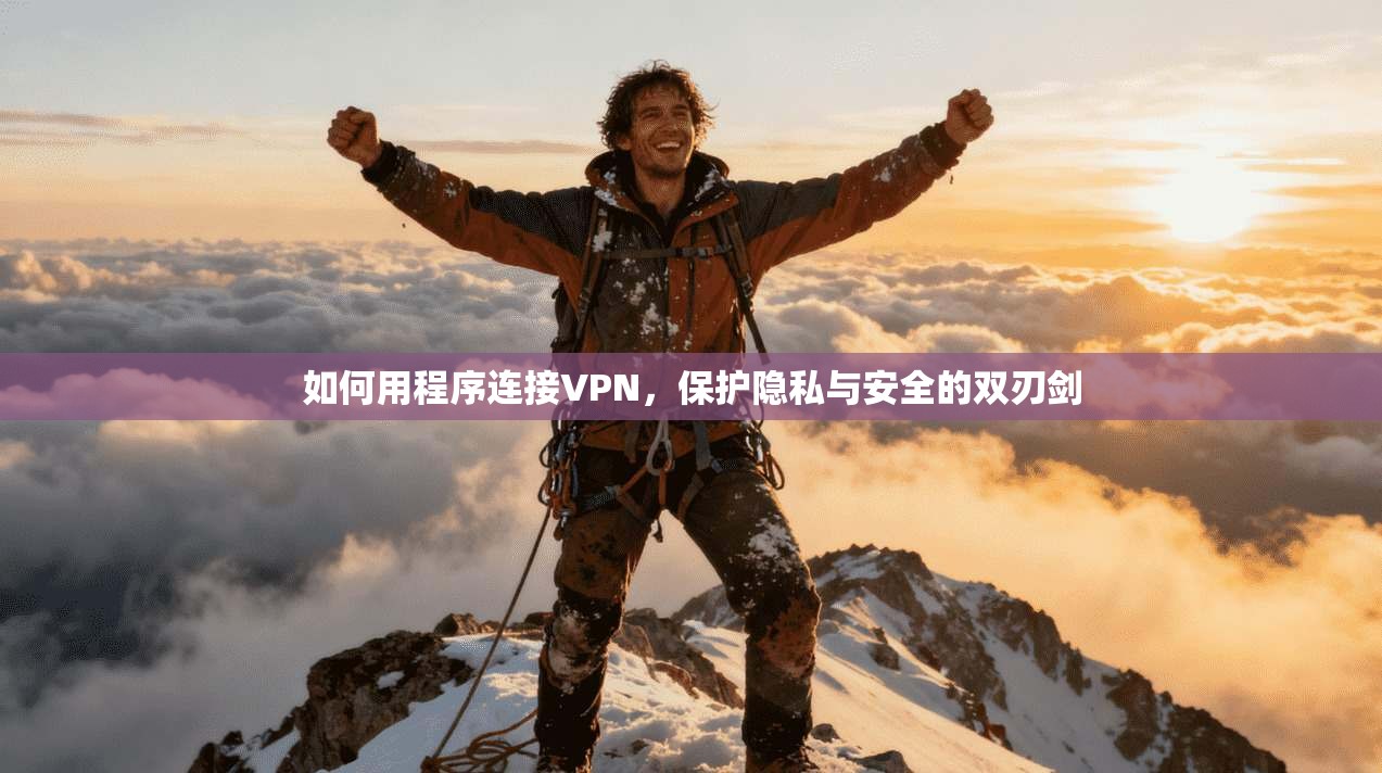 如何用程序连接VPN,保护隐私与安全的双刃剑