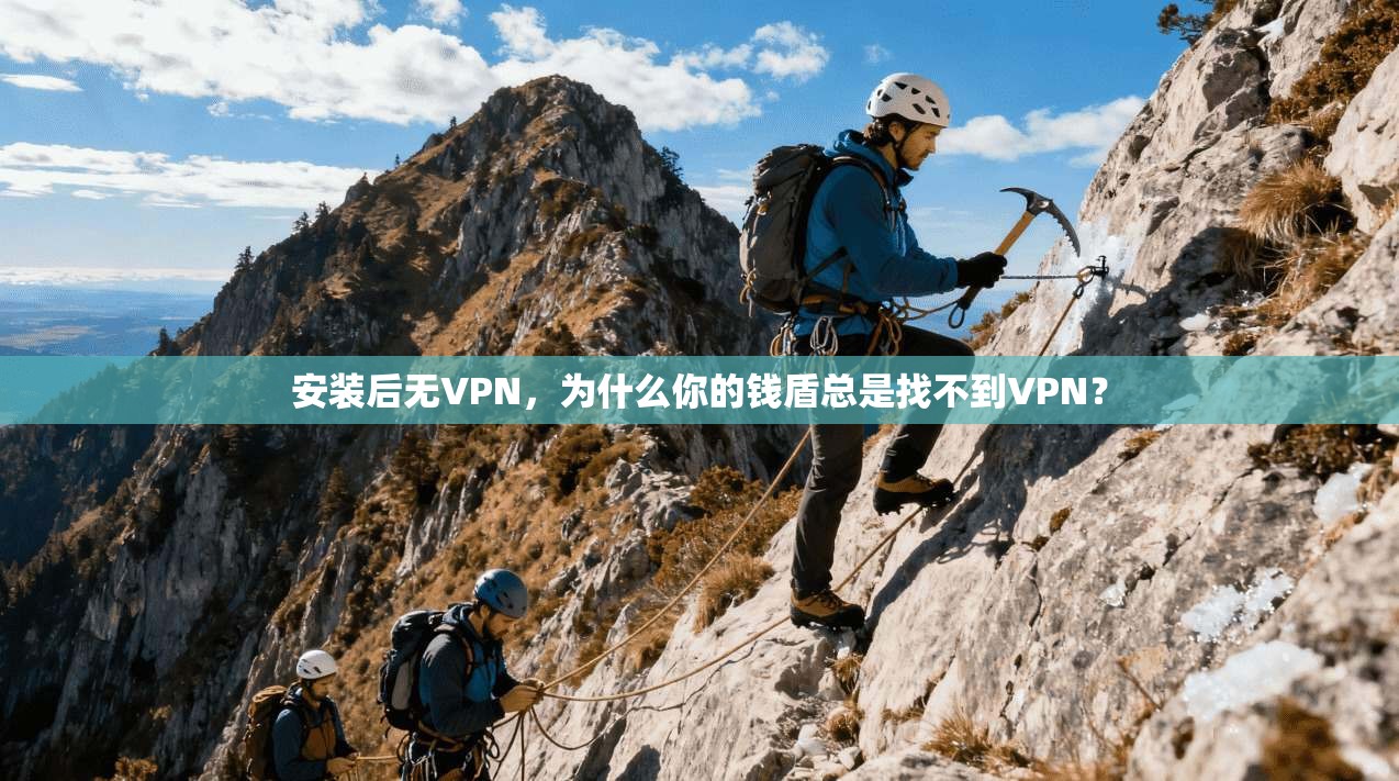 安装后无VPN，为什么你的钱盾总是找不到VPN？