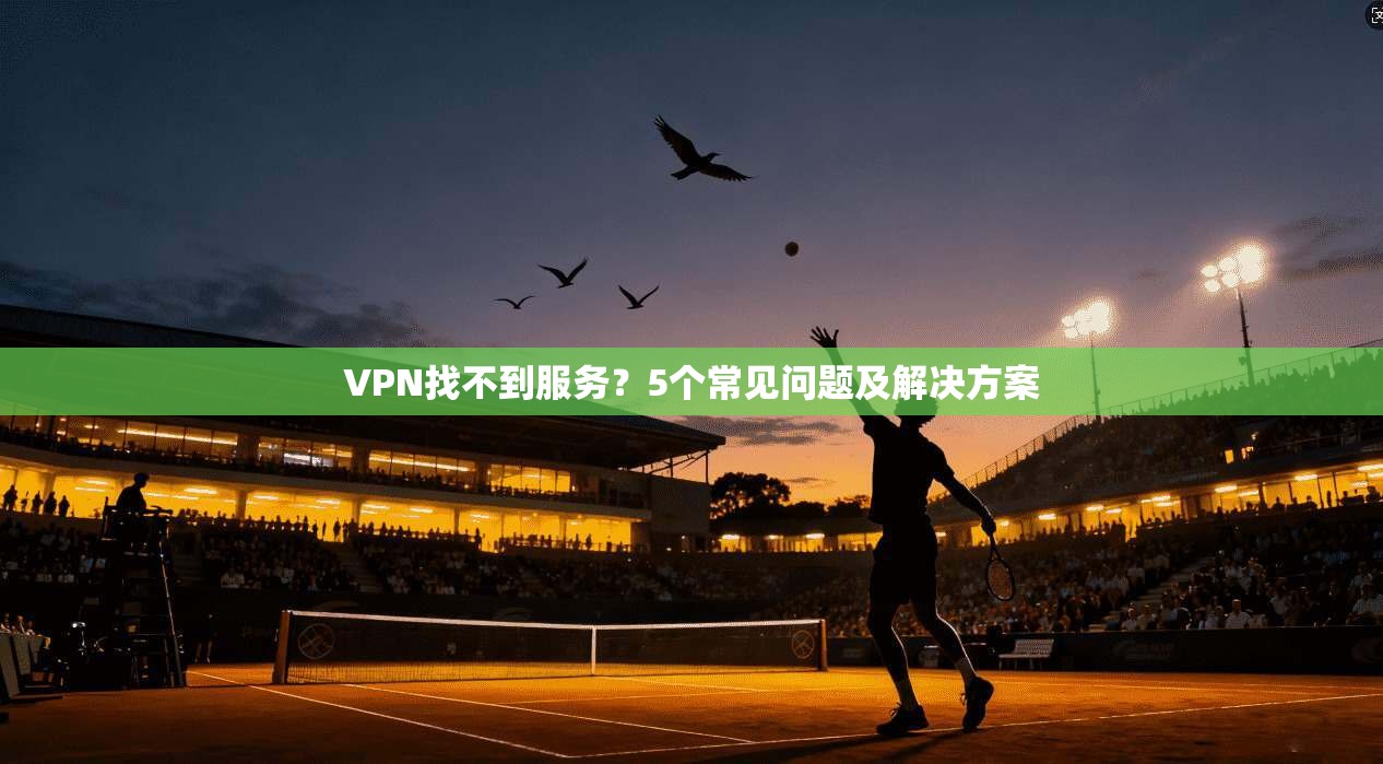 VPN找不到服务？5个常见问题及解决方案  第1张
