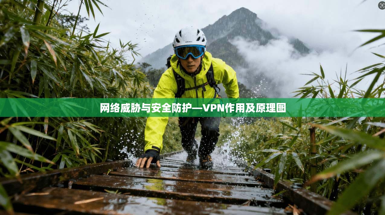 网络威胁与安全防护—VPN作用及原理图