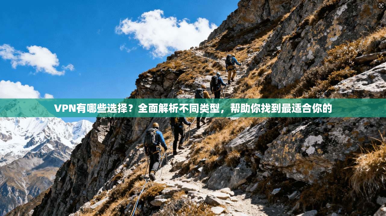 VPN有哪些选择？全面解析不同类型，帮助你找到最适合你的