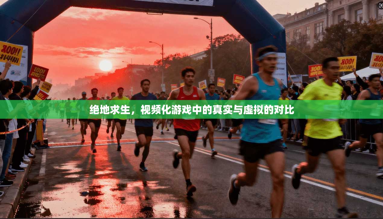 绝地求生，视频化游戏中的真实与虚拟的对比