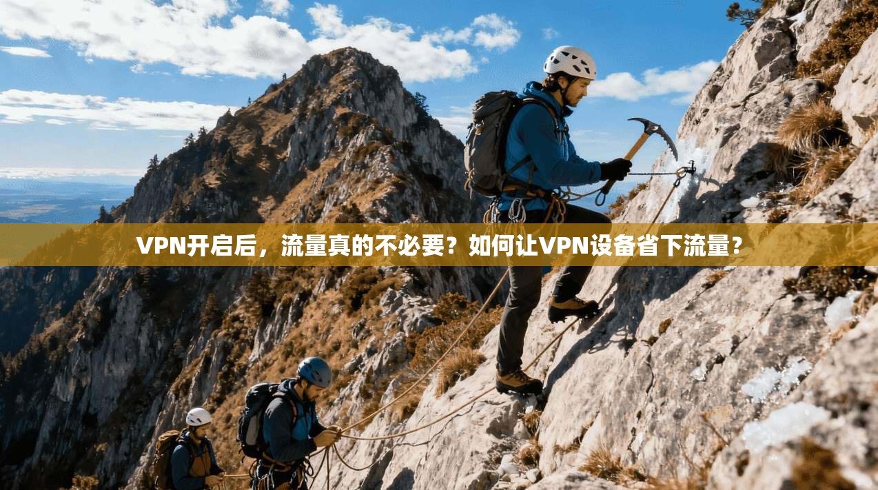 VPN开启后，流量真的不必要？如何让VPN设备省下流量？
