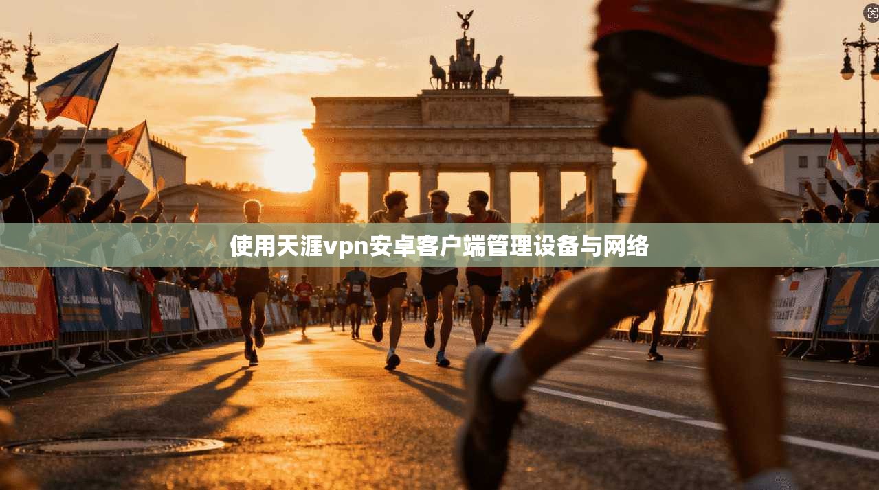 使用天涯vpn安卓客户端管理设备与网络
