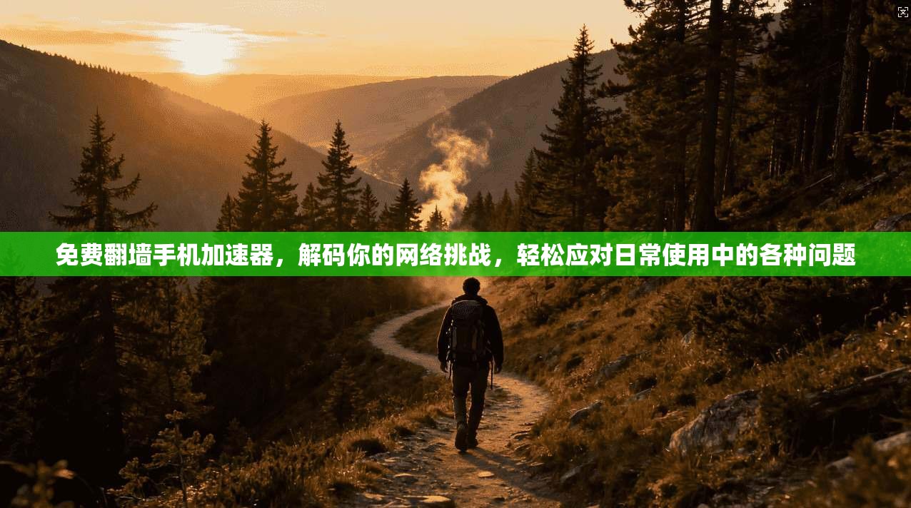 免费翻墙手机加速器，解码你的网络挑战，轻松应对日常使用中的各种问题