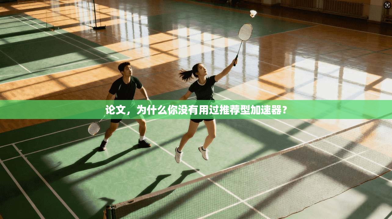 论文,为什么你没有用过推荐型加速器?