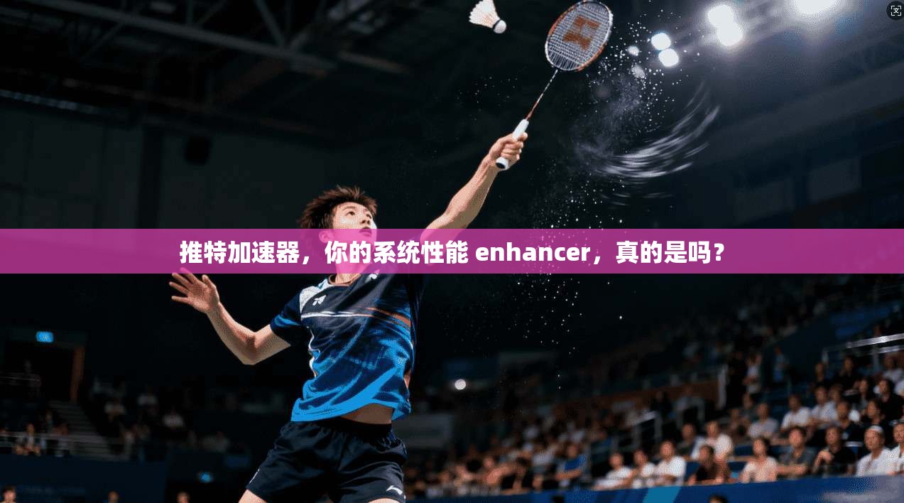 推特加速器,你的系统性能 enhancer,真的是吗?